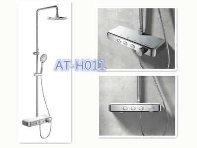 China 2019 new shower sets AT-H011 thermostatic shower panel with bracket Foshan factory wholesale for sale