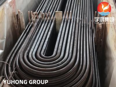 Китай Теплообменная трубка ASTM A179 Бесшовная углеродистая сталь U Bend Tube Черная поверхность покраски продается