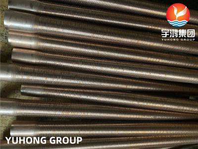 China ASTM B111 UNS C70600 O61 Copper Nickel Alloy Low Fin Tube For Heat Exchangers for sale