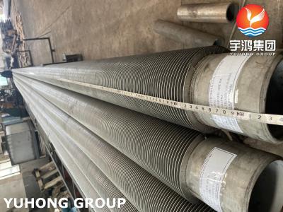 China Calentador espiral del tubo de aleta de la transferencia de calor del tubo aletado de ASTM A312 TP304H HFW 304 en venta