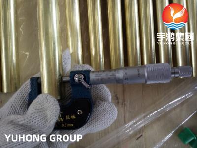 China ASTM B111 /ASME SB111 C44300 Seamless Brass Tube For Boiler for Oil and Gas Application for sale