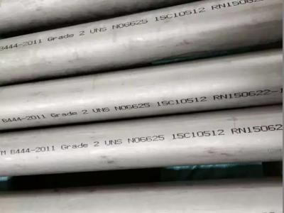 China Corrosion Resistant Alloy 625 Inconel Tubing , ASME SB444 GR.2  Inconel 625 Seamless tube for sale