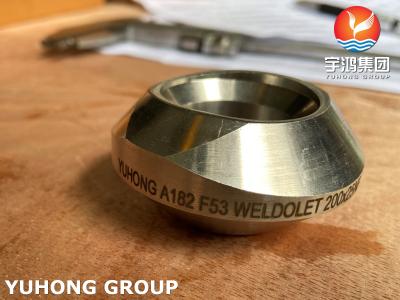 China ASTM A182 F53 Duplex Steel Nipple Weldolet Forged Pipe Fitting for sale