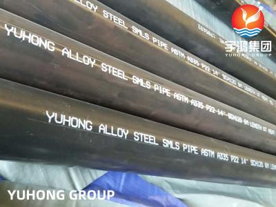 China ASTM A335/ASME SA335 P22 Beveled Seamless Boiler Tubes Carbon Steel Pipe for sale