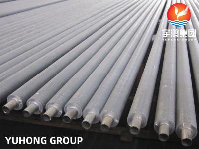 China Embedded Fin Tube ASTM A179 Seamless Tube with L Type Aluminum Fins for Heater for sale