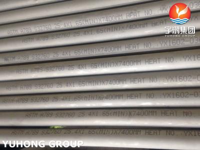 China ASTM A789/ASME SA789 S32760/1.4501 SUPER DUPLEX STAINLESS STEEL TUBE for sale