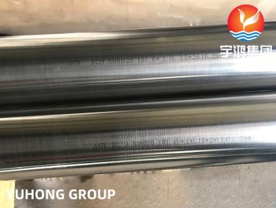 China ASTM B729 N08020/2.4660/Alloy20 Hastelloy Steel Semaless Pipe 100%ET UT HT for sale