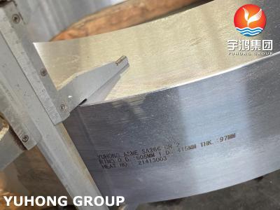 China ASME SA266 GR2 K03506 Carbon Steel Forged Ring For Pressure Vessel Parts Application for sale