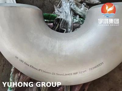 Κίνα A403 WP321H-S 90 μοιρών / 180 μοιρών LR αγκώνα από ανοξείδωτο ατσάλι BW Εφαρμογή B16.9 προς πώληση