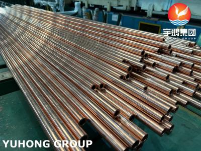 China ASTM B111 UNS C12200 / CW024A Copper Alloy Seamless Condenser Tubing for sale