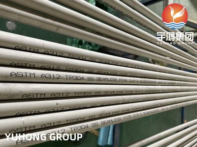 China Stainless Steel Seamless Pipe, ASTM A312 TP304, Oil and Gas Corrosion resistance application for sale