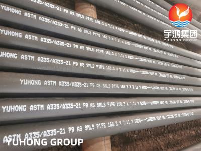 Chine ASTM A335 Grade P9 Alliage d'acier Tubes sans soudure Chaudières Chauffe-huile Gaz chimique à vendre