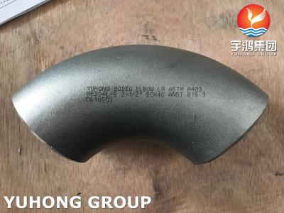 Chine ASTM A403 WP304L solides solubles sifflent le montage 90 degrés de la LR d'huile aérospatiale chimique du coude B16.9 à vendre