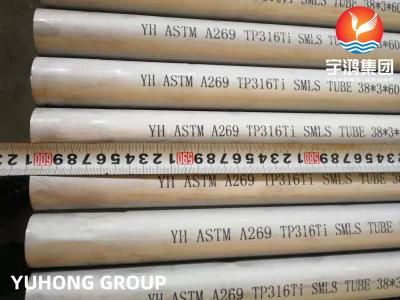 China Stainless Steel Welded Tube ASTM A269 TP316Ti  Petrochemical Heat Exchangers Oil for sale