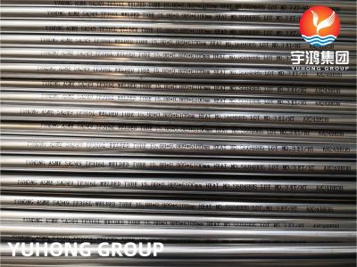 China Les tuyaux soudés en acier inoxydable  sont utilisés dans les échangeurs de chaleur les condenseurs les évaporateurs for sale