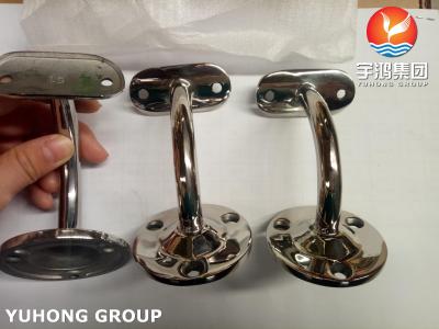 China Stainless Steel Handrail Fittings Surface Bright Satin, Accesorios Herrajes de acero Inoxidable Barandas for sale