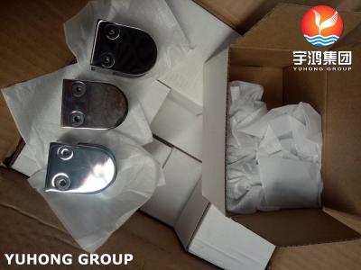 China Accesorios Herrajes Pasamanos Barandas de acero Superficie inoxidable Espejo 600Grits Abrazadera Soporte Caja Madera en venta