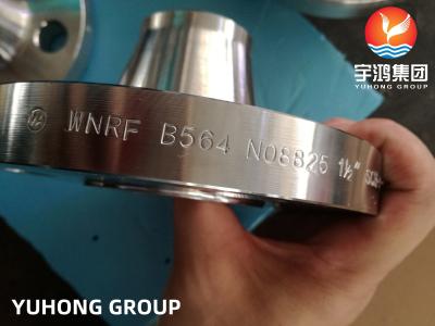 China Nickel-legierter Stahl flanscht Flansch 1 1/2“ SCH40, Beleg B564 N08825 WNRF auf Flansch, Sttel-Flansch zu verkaufen