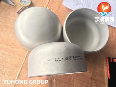 China ASTM A403 WP304 Cap Butt Weld Fittings B16.9 For Oil Gas Heat Exchanger for sale