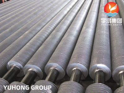 China ASTM A179 Nahtlose Rohr aus Kohlenstoffstahl mit Aluminium ASTM B221 6063 (1060), Extrudiertes Flossenröhrchen zu verkaufen