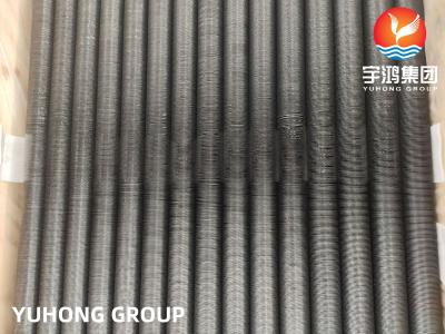 China ASTM A179 Tubos em fibras de aço carbono incorporados tipo G, Tubos Aletados para radiadores à venda