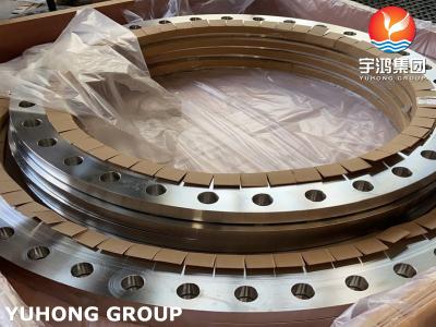 China ASTM A240 F904L, UNS N08904, AWWA C207 Stainless Steel Slip On Flat Face Flange for sale