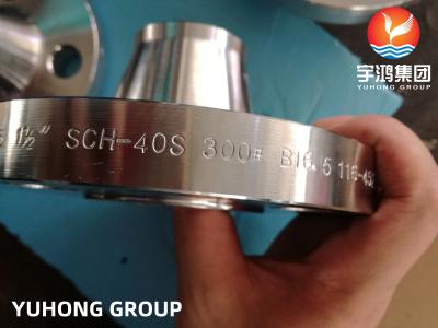 China Nickel Alloy Steel Flange B564 Alloy825 Alloy 625 WNRF Flange Diameter Class 150 - 2500 Round Shape For Mechanical Parts for sale