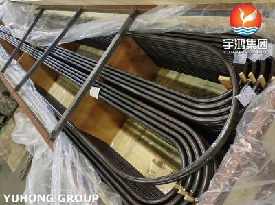 China Acero de aleación tubo sin costura intercambiador de calor tubo de flexión U ASTM A213 T5 T9 T11 T22 tubo de caldera condensador de aire en venta