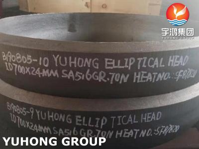 China Carbon Steel Elliptical Head ASTM A516 Gr.70 Manufacturer For Oil Refining for sale