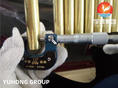 中国 ASTM B111 (ASME SB111) C68700 熱交換器用アルミ銅管 販売のため