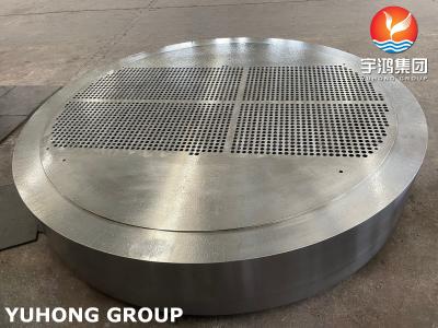 China ASTM A516 Gr.70, Gr.70N Carbon Steel Stationary Tubesheet For Heat Exchanger Parts for sale
