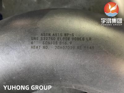 China Super Duplex Steel Pipe Fittings Elbow ASTM A815 WP-S32750  Petrochemical automobile for sale