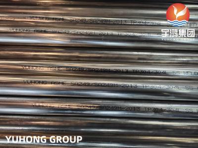 China ASTM A249 / ASME SA249 TP304/304L 1.4301/1.4307 STAINLESS STEEL BRIGHT ANNEALED WELDED HEAT EXCHANGER TUBE for sale