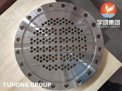 China ASME SA182 F316L SS Hoja de tubo de deflector para el intercambiador de calor, Placa Caldera en venta