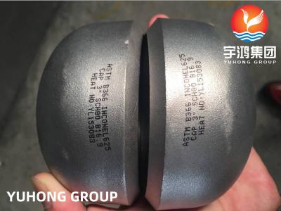 China Butt Weld Fittings ASME SB366 UNS N06625, Inconel 625 Nickel Alloy Steel End Cap B16.9 for sale
