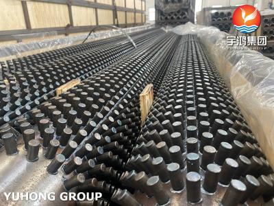 China Alloy Steel Seamless Tube ASME SA213 T11, T22, T5, T9  with SS410 Studded Tube , Pin Tube for sale