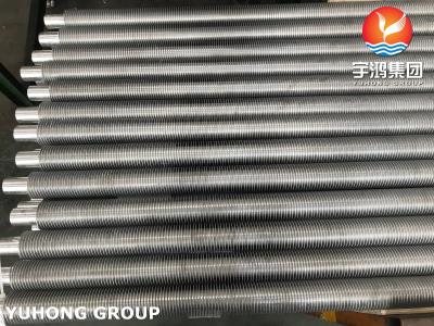 China Stainless Steel Solid Fin Tube , High Frequence Weldding Fin Tube for sale
