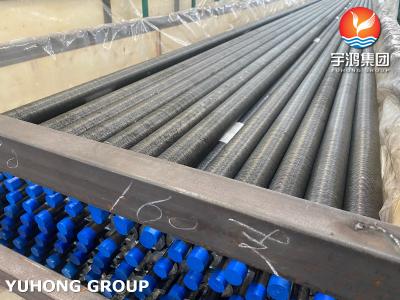 China ASME SA210 Gr.A1 Tubos de aço carbono embutidos em tubos de alumínio com nadadeira de tipo G para sistemas HVAC à venda