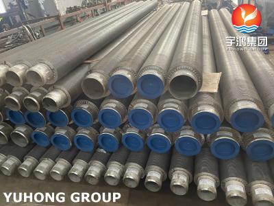 China ASME SA213 TP304  Stainless Steel Seamless Tube 11-13 Cr Fin HF Welding Fin Tube For Cement Industry for sale