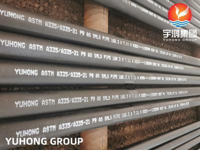 China Alloy Steel Seamless Pipe ,ASTM A335/ ASME SA335 P9 , Fire Furance Pipe, Steam Furnace Tube for sale