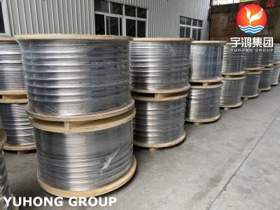 China ASTM A269 316L Stainless Steel Bright Annealed Coiled Tubing Cold Rolled For Chemical Injection for sale