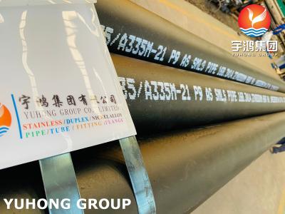 China ASME SA335 P9 Alloy Steel Seamless Pipe For Fired Furnace, Fired Heater, Convection Tube, Radiant Tube for sale