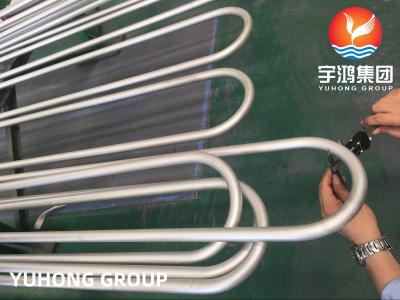 中国 ASTM B444 Gr.2 INCONEL 625 シームレス U Bend 熱交換器用チューブ 販売のため