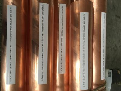 China Red Brass Seamless Copper Tube ASTM B88 C12200  TP2 85/15  For Water Service for sale