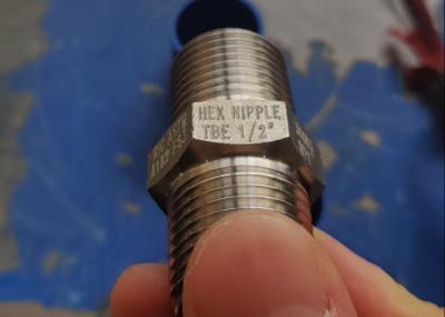 China ASTM A182 F53 FORGED FITTINGS HEX NIPPLE NPT 3000# ASME B16.11 for sale