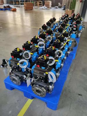 China 2''-30'' Class1500 Pneumatic Carbon Steel Floating And Trunnion Mounted  Ball Valve for sale