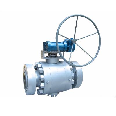 China 2500lb API 6D Trunnion Mounted Carbon Steel Ball Valve for sale