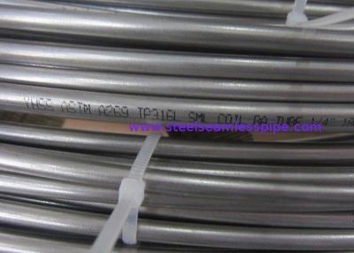 China Stainless Steel Coil Tubing, A269 TP304 / TP304L / TP310S / TP316L, bright annealed , 1/4 INCH BWG18 FOR SHIPYARD for sale
