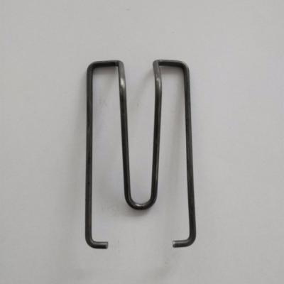 China Spring Steel High Temperature Resistance Wire M Shaped Spring Clips for sale