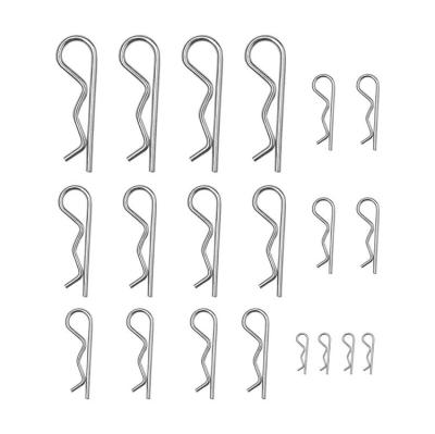 China General Stainless Steel Wire Forming R Shaped Spring Clips High Tensile Strength for sale